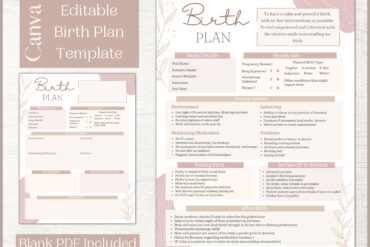 birthing plan template