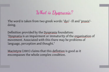 dyspraxia define