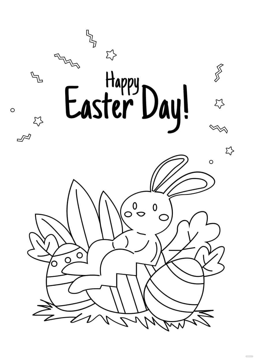 easter day drawing