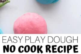 easy non cook playdough recipe