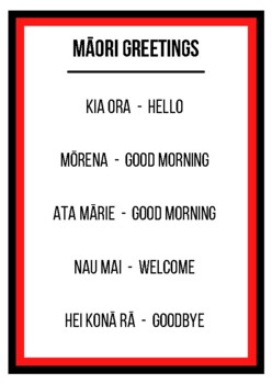 hello in maori