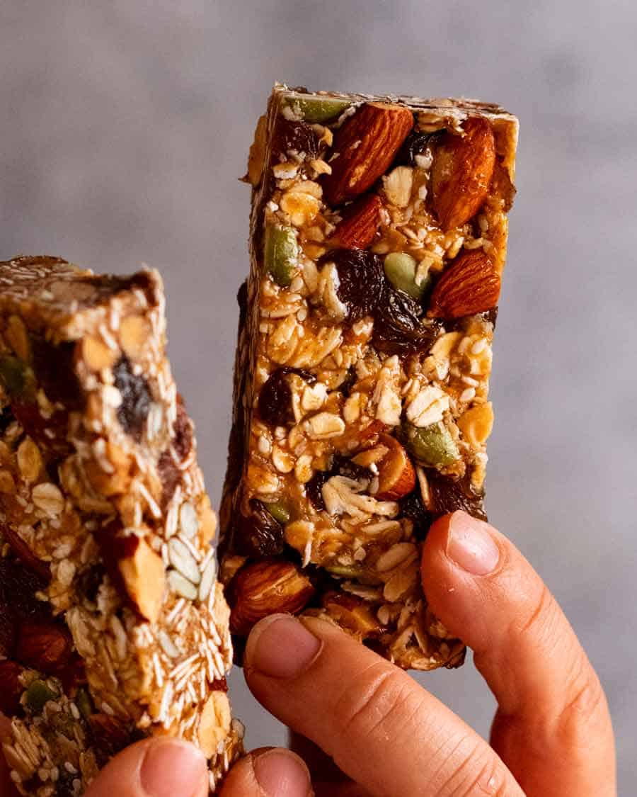 home made muesli bars