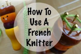 how to do french knitting