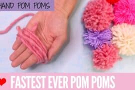 how to make a pom pom easy