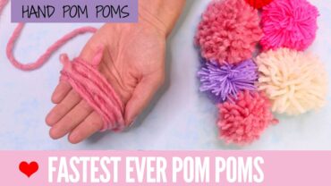 how to make a pom pom easy