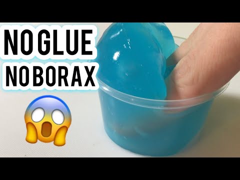 how to make slime with borax and without glue