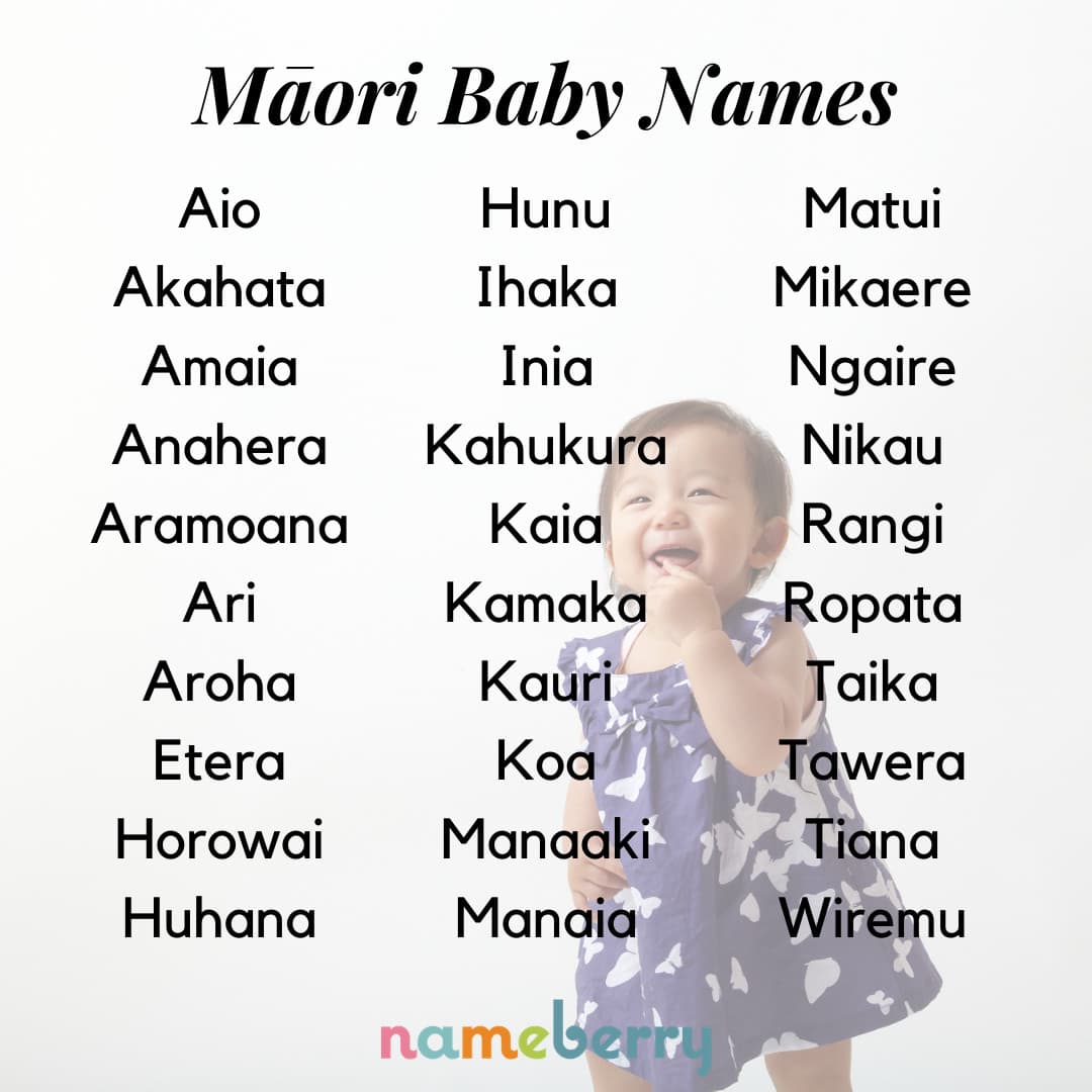 maori names