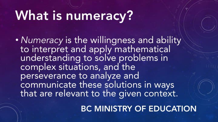 numeracy meaning