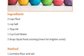 play dough non cook recipe