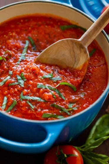 recipes of tomato sauce