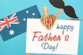 why is father day different in australia