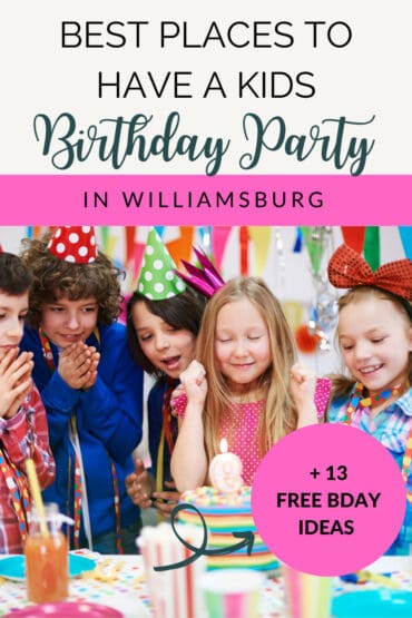 5 year old birthday party venues in Newport News Virginia