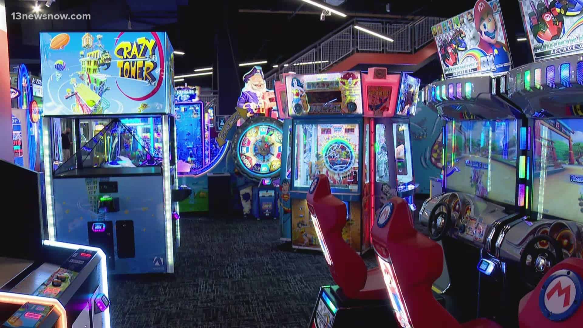 Arcades in Virginia Beach Virginia