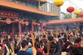 Chinese New Year in Wong Tai Sin Kowloon