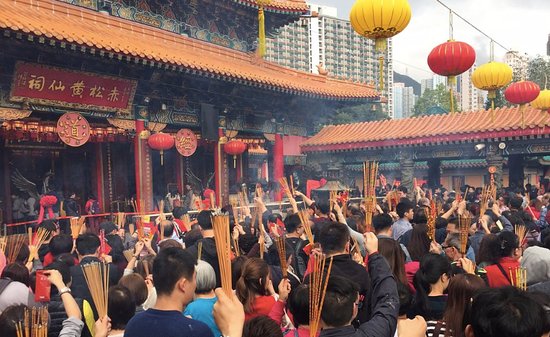 Chinese New Year in Wong Tai Sin Kowloon