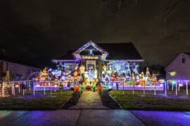 Christmas Lights in Buffalo New York