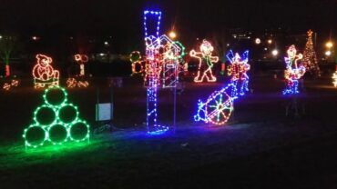 Christmas Lights in Elgin Illinois