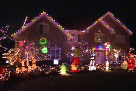 Christmas Lights in Fishers Indiana