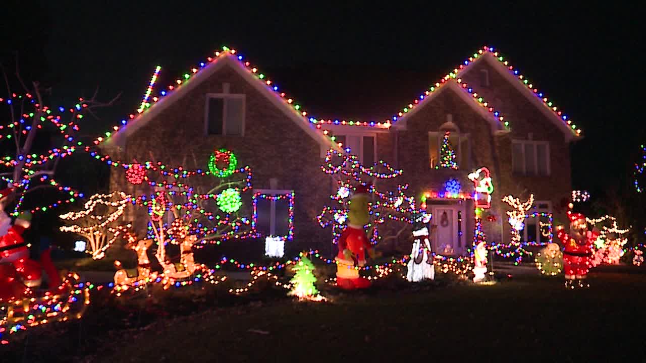 Christmas Lights in Fishers Indiana