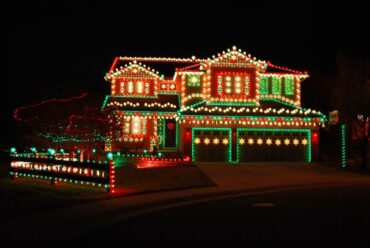 Christmas Lights in Highlands Ranch Colorado