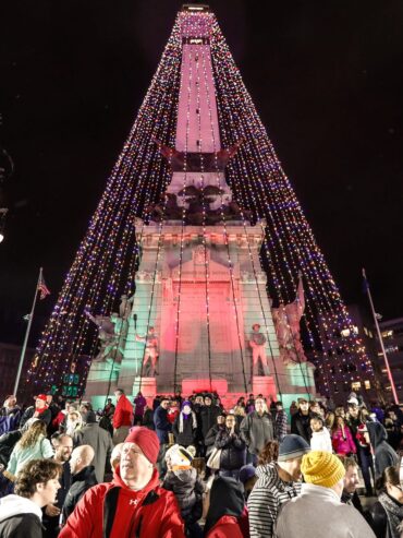 Christmas Lights in Indianapolis Indiana