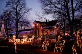 Christmas Lights in Lafayette Indiana