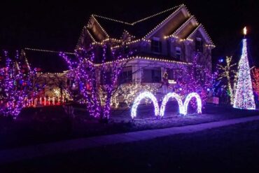Christmas Lights in Palatine Illinois