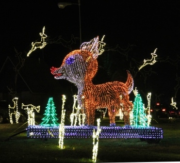 Christmas Lights in Peoria Illinois