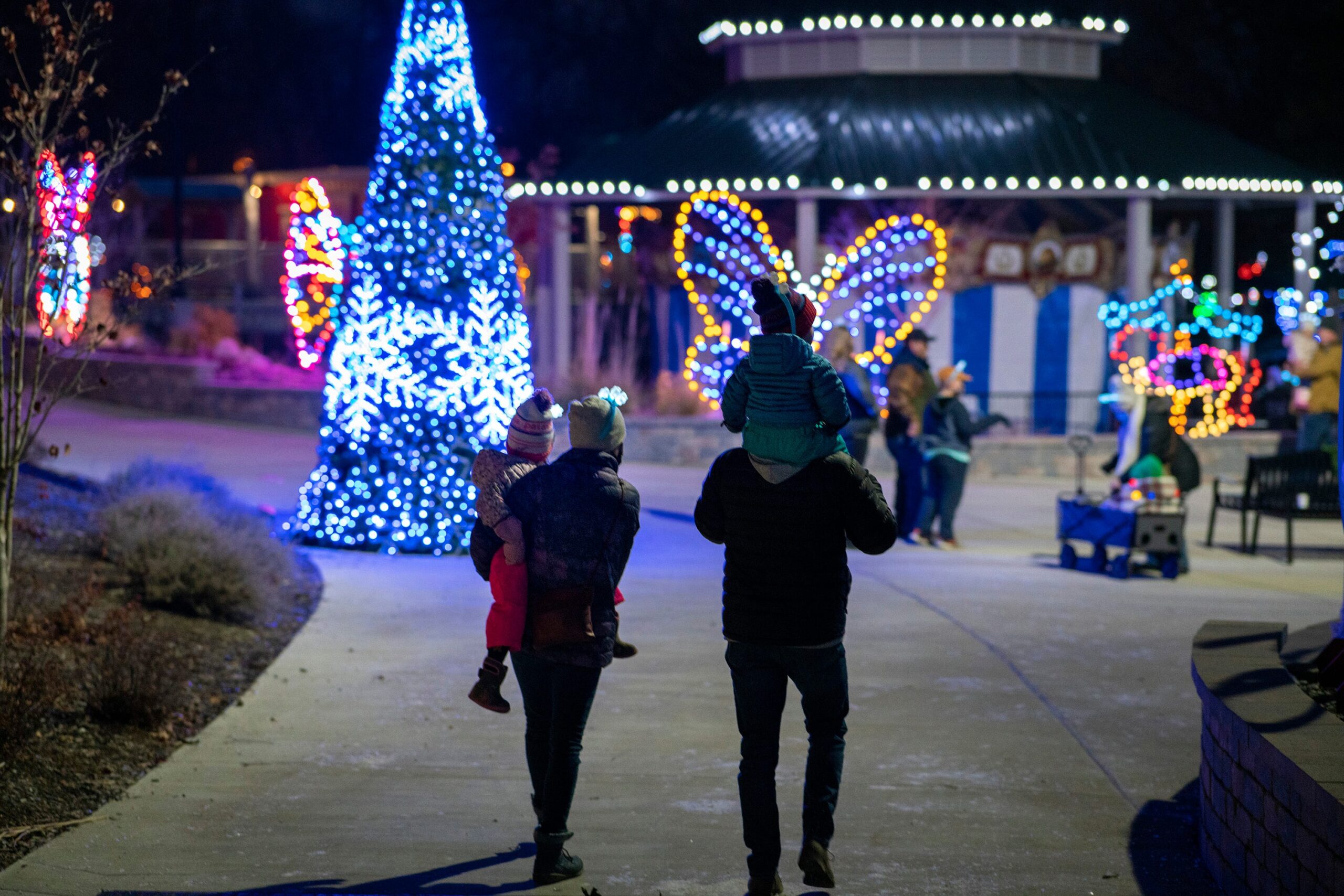 Christmas Lights in South Bend Indiana