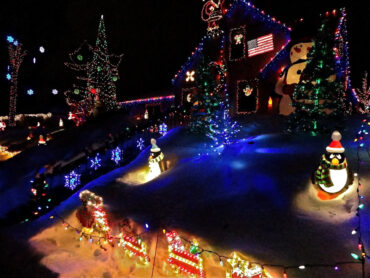 Christmas Lights in Woodbury Minnesota