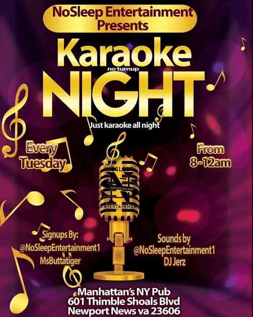 Karaoke in Newport News Virginia