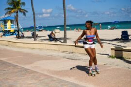 Roller Skating in Hollywood Florida