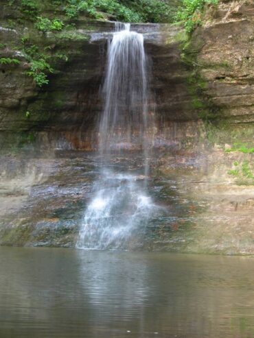 Waterfalls in Bloomington Illinois