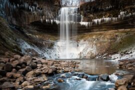 Waterfalls in Brooklyn Park Minnesota