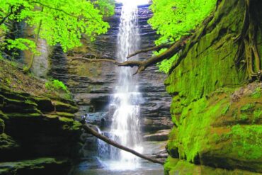 Waterfalls in Joliet Illinois