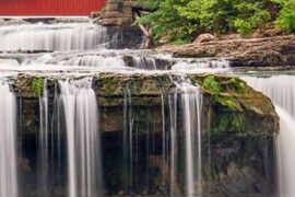 Waterfalls in Noblesville Indiana