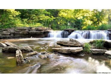 Waterfalls in Palatine Illinois