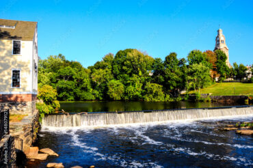 Waterfalls in Pawtucket Rhode Island