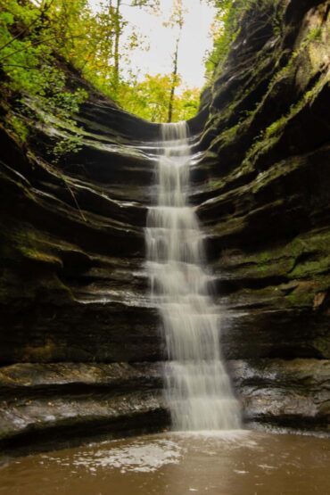 Waterfalls in Peoria Illinois