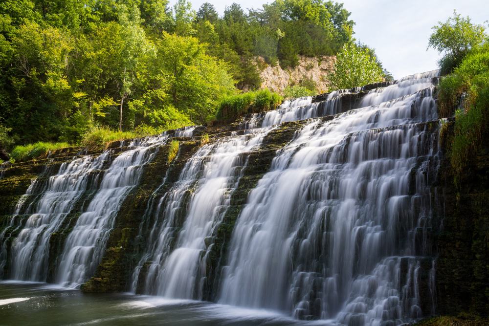 Waterfalls in Peoria Illinois