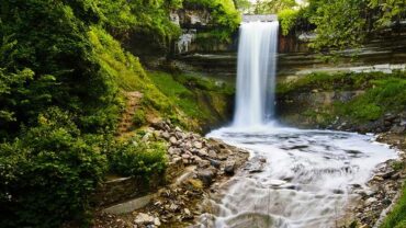 Waterfalls in Plymouth Minnesota