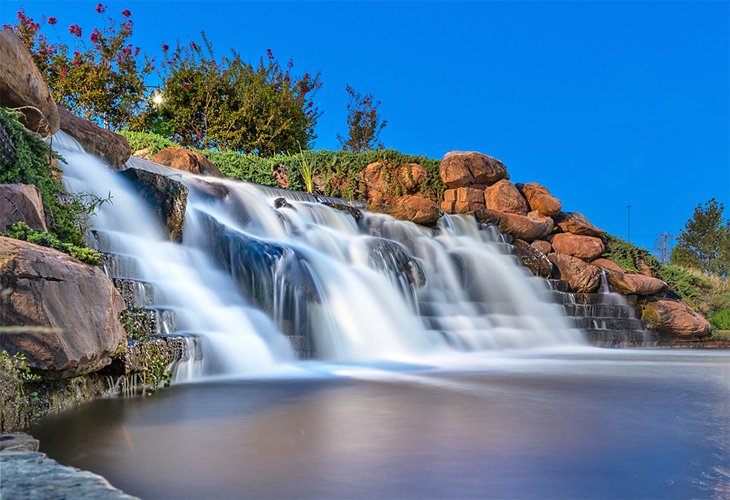 Waterfalls in Tulsa Oklahoma