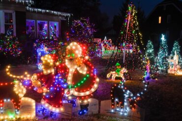 Christmas Lights in Evansville Indiana