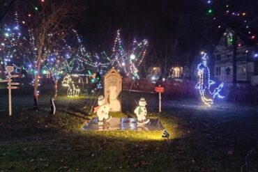 Christmas Lights in New Bedford Massachusetts