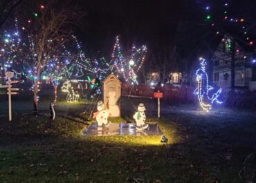 Christmas Lights in New Bedford Massachusetts