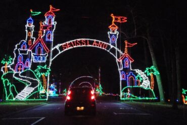 Christmas Lights in Springfield Massachusetts