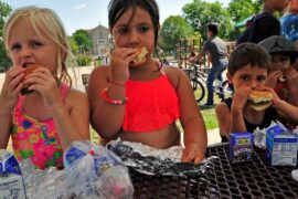 Free eating place for kids in New Bedford Massachusetts