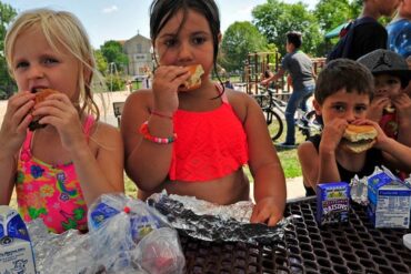 Free eating place for kids in New Bedford Massachusetts