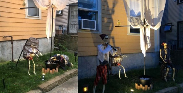 Halloween in New Bedford Massachusetts