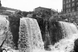 Waterfalls in Fall River Massachusetts